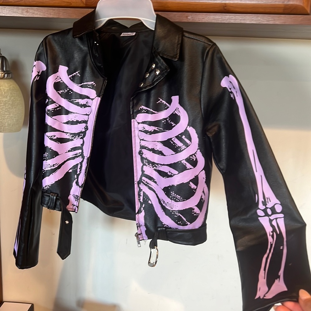 Skeleton moto jacket